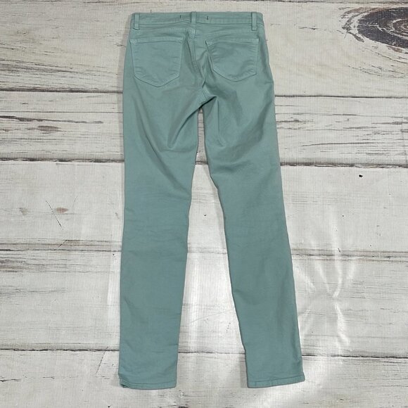 J Brand Juniper Jeans Skinny Leg Denim Green Size 26 - Picture 8 of 13